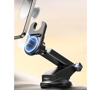 Support universel pour tableau de bord de voiture fonctionne avec PopSockets, support magnétique de téléphone pour tableau de bord, pare-brise, support de téléphone de voiture mains libres compatible