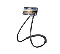 Support Universel pour téléphone Portable, à Suspendre au Cou, Support Flexible Rotatif pour Plusieurs Fonctions (Noir)