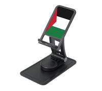 Support universel pour téléphone portable Drapeau de la Palestine, support réglable pour téléphone portable, trépied rotatif à 360° pour iPhone, parfait pour un usage quotidien
