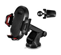 Support universel pour téléphone portable en voiture, berceau en caoutchouc silicone à vide facile à utiliser pour grille d'aération du tableau