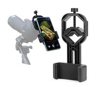 Support Universel pour téléphone Portable, Smartphone Adaptateur Universel Digiscoping Adapter pour Jumelles Monoculaire Longue-Vue Trépied Microscope et Télescope Astronomique