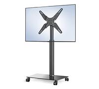 Support Universel pour téléviseur à Poser au Sol, Support TV Mobile avec Hauteur réglable sans perceuse for téléviseurs 55 Pouces Une Couleur Plusieurs Tailles(A)