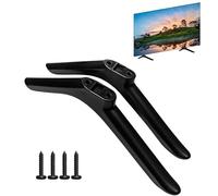Support Universel pour Téléviseur, Pied de TV pour Écrans 32 à 65 Pouces, avec Vis, Compatible avec Samsung TV et TCL TV, Écrans Plats et Incurvés - Base Stable