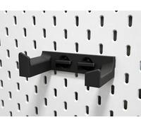 Support universel pour visseuse sans fil Ikea Skadis, noir, montage mural, accessoires Pegboard