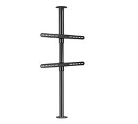 Support universel réglable pour TV de 3275 pouces - Rotatif à 360° - Support de sol robuste pour écran LCD - 600 x 400 mm - Avec crochet de séparation