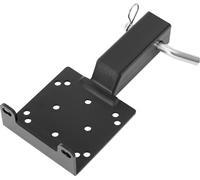 Support universel VEVOR pour attelage de remorque, capacité de charge de 1633 kg, plaque de montage du treuil pour récepteur de 50,8 mm, 2 & 4 trous de boulons, acier peint par poudrage, pour VTT, UTV