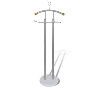 Support Valet Pour Manteaux Chemises Cadre En Métal - Vidaxl Gris