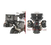 Support valises Givi spécifique PL ONE-FIT avec dégagement pour l?échappement