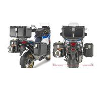 Givi Jeu de supports Monokey Cam-side PLO1178CAM pour Honda CRF1100L Africa Twin A.S. 20 Noir
