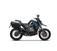 SHAD Porte-bagages latéraux 3P System – Compatible Zontes U/U1/Hyper Trail 125 – Noir/Bleu