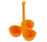 Support vapeur en silicone pour œufs - Plateau résistant à la chaleur de qualité alimentaire - 3 grilles - Pour œufs pochés - Insert universel - Batterie de cuisine sans BPA - Outil de cuisson facile