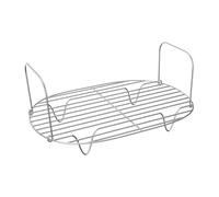 Support vapeur pour autocuiseur - Compatible avec NinjaFoodi MC1000 trépied en acier inoxydable, support vapeur avec poignée | Utile pour la cuisson à la vapeur dans les mijoteuses électriques et les