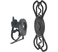 Support vélo à dégagement rapide, avec sangles réglables en silicone, prise ferme, pour smartphone de 4,7 à 6,9", pour ordinateur de vélo Garmin (C)