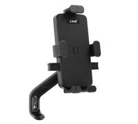 Support Vélo et Moto pour Téléphone 6.5 à 8.5'' Guidon ou Rétroviseur LinQ Noir