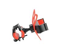 Support Vélo Moto pour Smartphone Grip Extensible et Silicone Rotatif Noir / Rouge