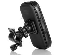 Support Vélo/Moto Smartphone 4'' à 6,4'' Waterproof Rotatif à 360° Akashi Noir