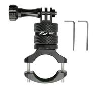 Support Vélo pour GoPro en Alu - support universel de guidon rotatif 360° pour caméra de sport, fixation antidérapante sur tube de vélo et moto, montage rapide et stable pour prises de vue d’action
