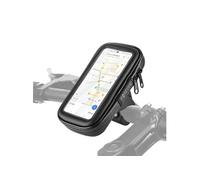 Support Vélo pour Smartphone Rotatif Étanche avec Fixation Guidon Forever Noir