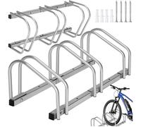 Support vélo Râtelier Range vélo Rack vélo en Acier laqué pour 3 vélos Support vélo sol ou mural Accessoire VTT Vélo électrique