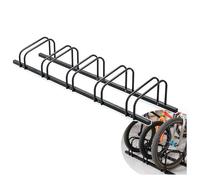 Support Velo Support de rangement amovible, support de stationnement pour vélo à montage facile de 2 à 6 capacités, adapté au garage et aux espaces publics(Black 5 racks)