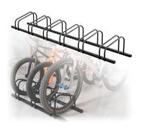 Support Velo Support de rangement amovible, support de vélo vertical de 2 à 6 capacités, facile à assembler, idéal pour le garage et le stationnement communautaire(Black 6 racks)