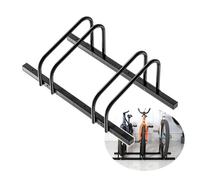 Support Velo Support de rangement autoportant, support de stationnement vertical pour vélo de 2 à 6 capacités, compatible avec les vélos de montagne et les vélos de route(Black 2 racks)