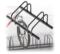 Support Velo Support de stationnement pour vélos autoportant, support de rangement amovible de 2 à 6 capacités pour l'intérieur et l'extérieur, adapté au parc urbain et au campus(Black 2 racks)