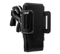 Support Vélo Universel Fixation Guidon Pinces ajustables Rotatif 360° Noir