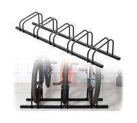 Support Velo Vertical Bicycle Storage Organizer, 2-6 Capacity Floor Standing Rack, Ideal for City Park and Public Street Areas(Black 5 racks)