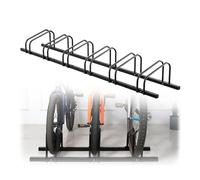 Support Velo Vertical Bicycle Storage Organizer, 2-6 Capacity Floor Standing Rack, Ideal for City Park and Public Street Areas(Black 6 racks)