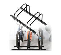 Support Velo Vertical Bicycle Storage Organizer, 2-6 Capacity Floor Standing Rack, Ideal for City Park and Public Street Areas(Black 2 racks)