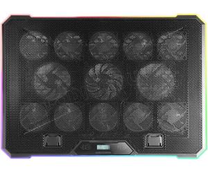 Support ventilé Mars Gaming MNBC13 RGB 17"max (Noir)