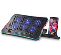 Support ventilé NGS Hero Stand RGB (Noir)