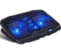 Spirit of Gamer Refroidisseur AirBlade 600 17" Blue – Contrôleur LCD, 4 ventilateurs, 3 modes
