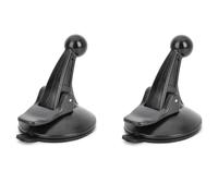 Support ventouse 17 mm pour GPS Garmin - Support de voiture stable avec amortissement des vibrations - Maintien sûr dans la voiture pour la planification des itinéraires et la navigation - Noir