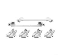 Support Ventouse ABS pour starlink pour mini RV Bateau Support(2PCS) | Ventouse puissante, fixation stable verre, toit lisse, perçage, idéal pour camping-car