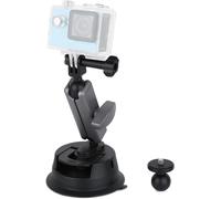 Support Ventouse Camera,Support Telephone Voiture,Universel Porte Telephone Voiture Rotation 360° et Ventouse Puissante Compatible Para GoPro ou Autres pour Pare-Brise Fenêtre de la Voiture