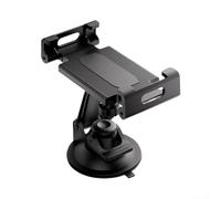 Support Ventouse Réglable à 360° - Pour Starlink - Support Portable avec Forte Adhérence - Pour VR, Bateau, Vitre, Voiture - Intérieur et Extérieur - Base Plastique Noir