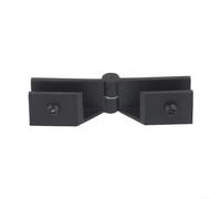 Support Verre Douche Laiton 90-180° 8-12mm(Black)