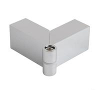 Support Verre Douche Laiton 90-180° 8-12mm(Chrome)