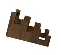 Support vertical compact pour guitare avec rembourrage doux, idéal pour les petits studios, support mural multi-positions pour guitares basses, y compris design anti-basculement