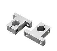 Support vertical d'axe optique linéaire, cadre de roulement en alliage d'aluminium, support de tige poli SK/8 mm-SK/60 mm, 1 pièce(SK 10mm)