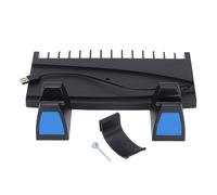 Support vertical de rangement pour disques de jeux PS5, PS4, Xbox et Nintendo Switch, compatible avec manettes et casques audio.