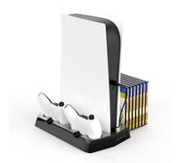 Support Vertical De Ventilateur De Refroidissement Pour Ps5, Double Contrôleur, Station De Charge