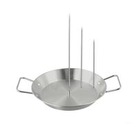 Support vertical en acier inoxydable pour grill, brochette de barbecue brésilienne avec plateau d'égouttement pour saucisses de poulet Shawarma 20,3 cm, 25,4 cm, 30,5 cm