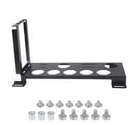 Support vertical en métal pour boîtier de ventilateur de GPU amélioré avec structure renforcée résistante à l'affaissement et support de carte graphique à flux d'air élevé