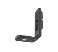 Support vertical et horizontal en alliage d'aluminium pour Insta360 X6 | Support en L pour prise de vue avec trou de vis de 1/4", adaptateur de fixation à dégagement rapide