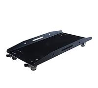 Support vertical for ordinateur, support de tour d'ordinateur mobile avec 2 roues verrouillables et 2 roulettes, support roulant en acier for processeur for tour de bureau, adapté au bureau à domicile