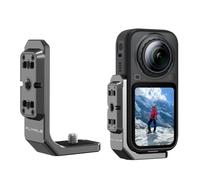 Support vertical-horizontal pour caméra de sport Insta360 X6, support en alliage d'aluminium, support horizontal à dégagement rapide avec trou de vis de 0,6 cm et double interface magnétique