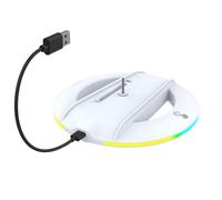 Support Vertical Ipega Pour Console Ps5 Slim,Disque De Console Numérique Avec Mode 14 Lumières,Support De Base Rvb Pour Console Ps5 Slim -Blanc-A